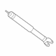 Ford DA8Z-18125-A Shock Absorber, Rear
