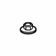 Ford -W702751-S437 Bracket Nut, Lower