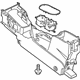 Ford D2BZ-58045A36-AE Console Base, Charcoal, Center