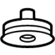 Ford PC3Z-2800154-B Lower Insulator