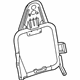 Ford F75Z-1561018-CA Seat Back Frame, Front Passenger Side