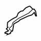 Ford BK3Z-61101C37-A Inner Center Pillar Seal, Driver Side