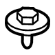 Ford -W702324-S303 Side Bracket Screw