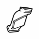 Ford 8A5Z-19B680-A Center Duct, Passenger Side
