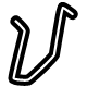 Ford BC3Z-8B365-H Reservoir Hose Retainer Clip