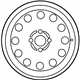 Ford YS4Z-1007-HA Spare Wheel