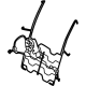 Ford MU5Z-1565500-C Lumbar Support, Front