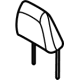 Ford LK9Z-58611A08-AC Headrest, Front