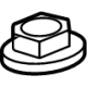 Ford PC3Z-3A050-A Lower Ball Joint Nut