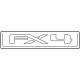 Ford JL1Z-16720-A Nameplate, Front