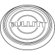 Ford JR3Z-6342528-C Emblem, Rear
