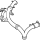 Ford MB3Z-6C646-E Intercooler Hose, Passenger Side