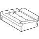 Ford M2DZ-7863840-A Seat Cushion Pad, Rear Passenger Side