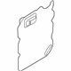 Ford EK4Z-61237A04-A Water Shield, Front Center Passenger Side