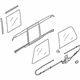 Ford BC3Z-25422B30-J Back Glass, Rear
