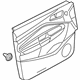 Ford CJ5Z-7823942-BG Door Trim Panel, Charcoal Black, Front Inner Passenger Side
