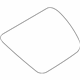 Ford 8L8Z-7829700-A Quarter Glass, Rear Passenger Side