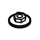 Ford -W720471-S450 Compressor Bracket Nut