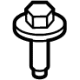 Ford -W721091-S450 Battery Cable Bolt