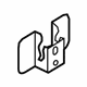 Ford YC3Z-68613G04-AB Inner Reinforcement Bracket
