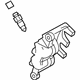 Ford AG1Z-2B120-B Caliper Assembly - Brake - Less Pads, Passenger Side