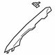 Ford KB3Z-2103598-AA Windshield Pillar Trim, Passenger Side