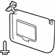 Ford LC3Z-2504104-DA Sunvisor, Gray, Passenger Side