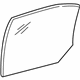 Ford XW1Z-5425712-AA Door Glass, Rear Passenger Side
