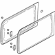 Ford 7L1Z-4029701-D Quarter Glass, Rear Driver Side