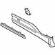 Ford LB5Z-7825556-AA Lower Molding, Black, Rear Passenger Side