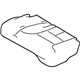 Ford 8A1Z-7863805-AF Cushion Cover, Camel, Rear Driver Side