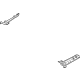Ford MB3Z-5810132-A Floor Rail, Center Passenger Side