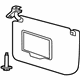 Ford HC3Z-2504104-AA Sunvisor, Gray, Passenger Side
