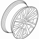 Ford KA1Z-1007-D Wheel, Alloy