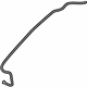 Ford CJ5Z-78502C52-G Drain Hose, Front Passenger Side