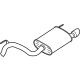 Ford PR3Z-5230-AK Rear Muffler, Driver Side