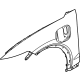 Ford LJ8Z-16005-A Fender, Front Passenger Side