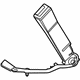 Ford LB5Z-7861202-AA Buckle End, Tan, Front Passenger Side