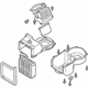 Ford YL8Z-19B555-DA Evaporator And Housing Assembly