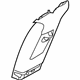 Ford AA5Z-5424356-AD Upper Center Pillar Trim, Black, Passenger Side
