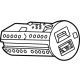 Ford MU5Z-19G317-D USB Port