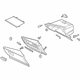Ford CJ5Z-78060T10-AA Glove Box Assembly, Front Driver Side