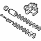 Ford DT1Z-16C826-A Lock & Cylinder, Front