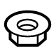 Ford -W721426-S442 Window Regulator Nut, Rear