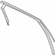 Ford DS7Z-5425766-F Run Channel, Black, Rear Passenger Side