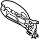 Ford DT1Z-61405A26-A Fuel Door, Rear