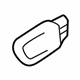 Ford DR3Z-13466-B Tail Lamp Bulb, Clear, Front
