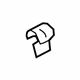 Ford -W790227-S900 Door Trim Panel Clip, Front