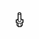 Ford -W704350-S438 Bumper Cover Nut, Rear