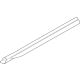 Ford KK3Z-6110176-AB Front Rocker Molding, Passenger Side